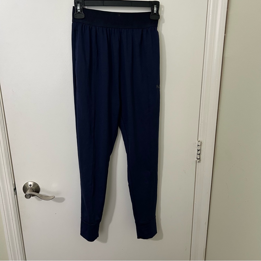 Puma Women’s Navy Blue Athletic Jogger Leggings Pants Size XS
